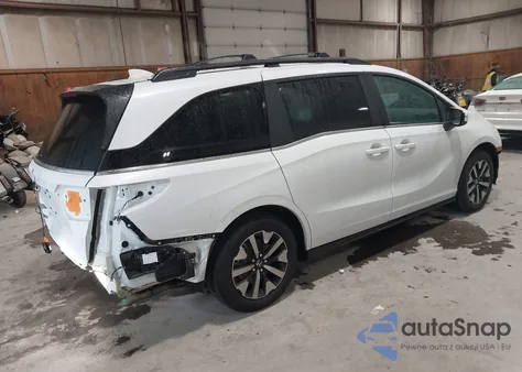 2025 Honda Odyssey Ex-L from USA, damaged, VIN 5FNRL6H62SB089472